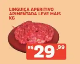 Supermercados Pague Menos Linguica aperitivo apimentada leve mais kg oferta