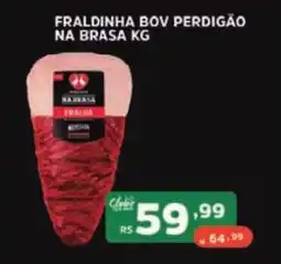 Supermercados Pague Menos Fraldinha bov perdigão oferta