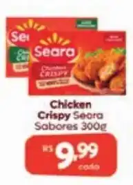 Supermercados Pague Menos Chicken crispy seara sabores oferta