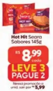 Supermercados Pague Menos hot hit seara sabores oferta