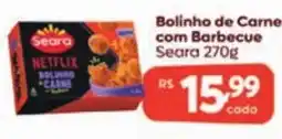 Supermercados Pague Menos Bolinho de Carne com Barbecue oferta
