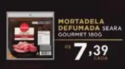 Supermercados Pague Menos mortadela defumada seara gourmet oferta