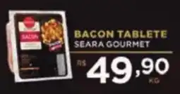 Supermercados Pague Menos Bacon tablete seara gourmet oferta