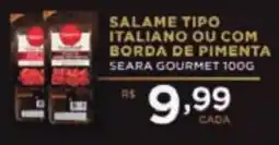 Supermercados Pague Menos Salame tipo italiano ou com borda de pimenta oferta