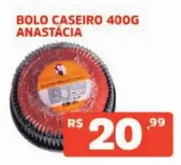 Supermercados Pague Menos Bolo caseiro anastácia oferta