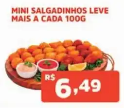 Supermercados Pague Menos mini salgadinhos leve oferta