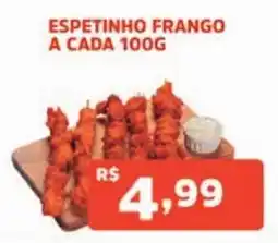Supermercados Pague Menos espetinho frango oferta