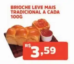 Supermercados Pague Menos Brioche leve mais tradicional oferta