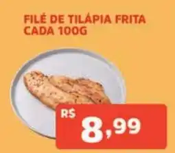 Supermercados Pague Menos Filé de tilápia frita oferta