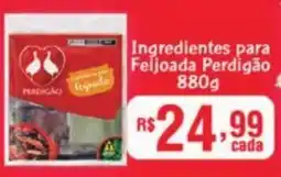 Supermercados Pague Menos Ingredientes para Feijoada Perdigão oferta