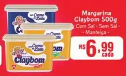 Supermercados Pague Menos Margarina claybom oferta
