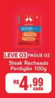Supermercados Pague Menos Steak recheado oferta