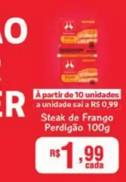 Supermercados Pague Menos Steak de Frango oferta