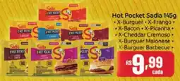 Supermercados Pague Menos Hot Pocket Sadia oferta
