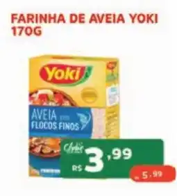Supermercados Pague Menos Farinha de aveia yoki oferta