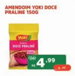 Supermercados Pague Menos amendoim yoki doce praline oferta