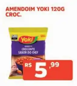 Supermercados Pague Menos amendoim yoki crocante sabor do chef oferta