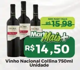 Mart Minas Vinho Nacional Collina oferta