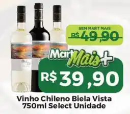 Mart Minas Vinho Chileno Biela Vista oferta