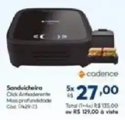 Lojas Becker Sanduicheira Click Antiodorante Mais profundidade oferta