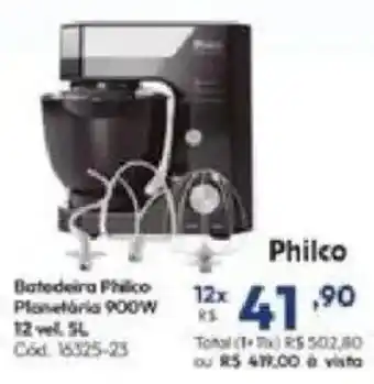 Lojas Becker Batedeira Philco Planetária oferta
