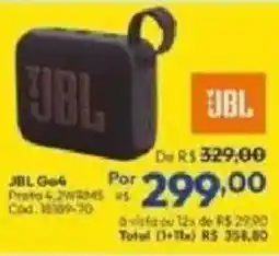 Lojas Becker jbl go6 oferta