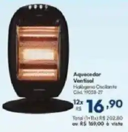 Lojas Becker Aquecedor Ventilador Oscilante oferta