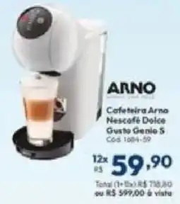 Lojas Becker Cafeteira arno nescafe dolce gusto genio s oferta