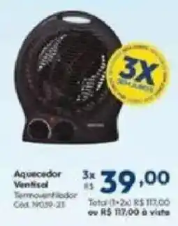 Lojas Becker Aquecedor Ventilador oferta