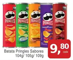 Mineirão Atacarejo Batata Pringles Sabores oferta