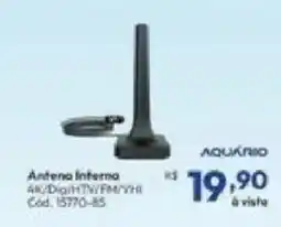 Lojas Becker Antena interna 4G/Dig/HTV/FM/YHI oferta