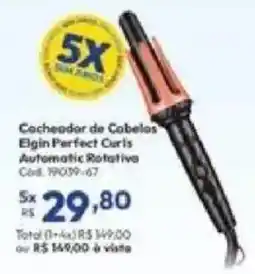 Lojas Becker Cacheador de Cabelos Elgin Perfect Curls Automatic Rotativa oferta