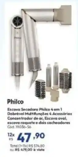 Lojas Becker Escova Secadora Philco 4 em 1 oferta