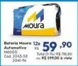 Lojas Becker Bateria Moura Automotiva oferta