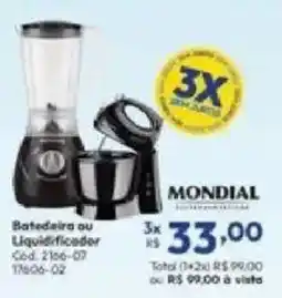 Lojas Becker Batedeira ou Liquidificador oferta