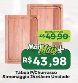 Mart Minas Tábua P/Churrasco Simonaggio oferta