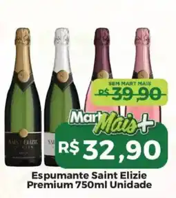 Mart Minas Espumante saint elizie premium oferta