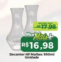 Mart Minas Decanter nf malbec oferta
