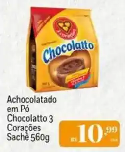 Muffato Achocolatado em Pó Chocolatto 3 Corações oferta