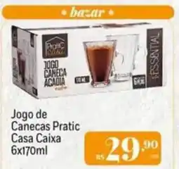 Muffato Jogo de Canecas Pratic Casa oferta
