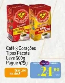 Muffato Café 3 Corações Tipos Pacote oferta