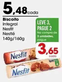 Zaffari Biscoito integral nesfit oferta