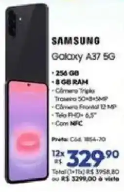 Lojas Becker samsung galaxy a37 5g oferta