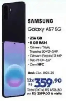 Lojas Becker Samsung galaxy a57 5g oferta