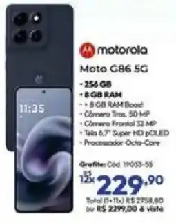 Lojas Becker Motorola moto g86 5g oferta