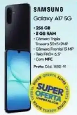 Lojas Becker samsung galaxy a17 5g oferta