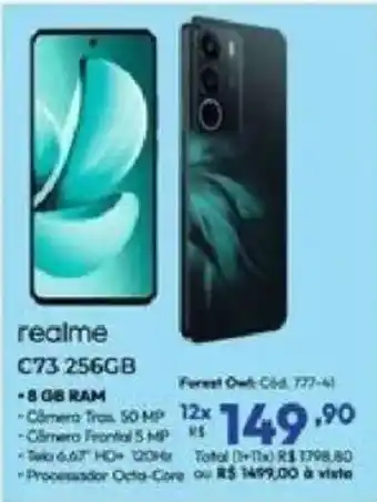 Lojas Becker Realme c73 256gb oferta