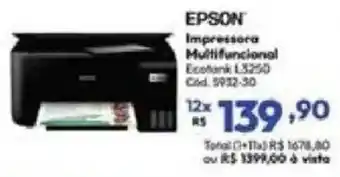 Lojas Becker Impressora Multifuncional Ecotank L3250 oferta