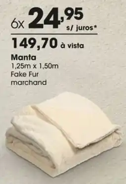 Zaffari Manta fake fur marchand oferta