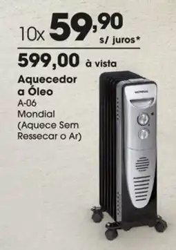 Zaffari Aquecedor a Óleo A-06 Mondial oferta